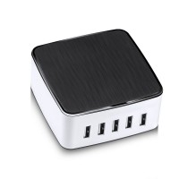 5V 8A 5 port multi usb charger multi port cell phone travel charger portable power charger station 40w